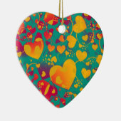 HEART-patroon ART 9 Keramisch Ornament (Rechts)