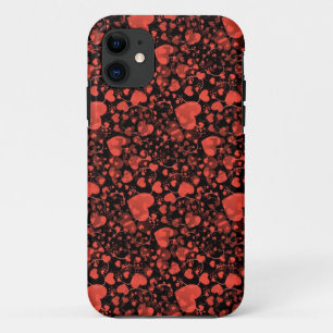 HEART-patroon - rode liefde Case-Mate iPhone Case
