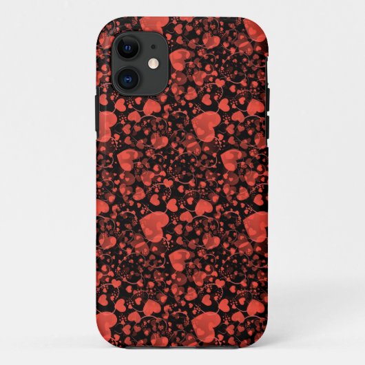 HEART-patroon - rode liefde Case-Mate iPhone Case (Achterkant)