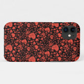 HEART-patroon - rode liefde Case-Mate iPhone Case (Achterkant (horizontaal))