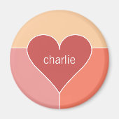 Heart Pattern, aangepaste magneten (Voorkant)