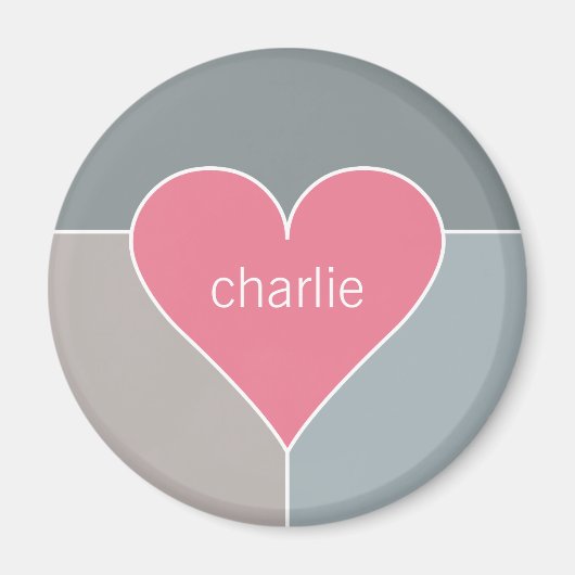 Heart Pattern, aangepaste magneten (Voorkant)