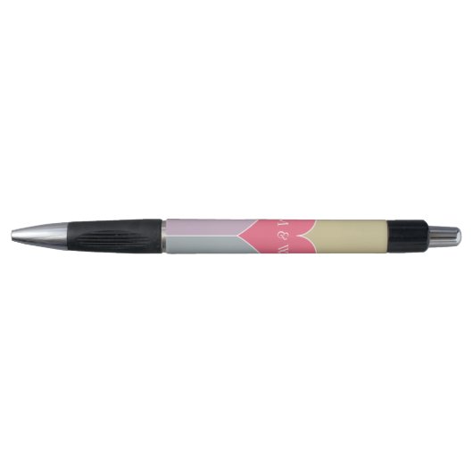 Heart Pattern aangepaste monogram pen (Voorkant)