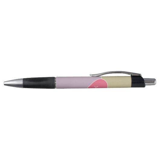 Heart Pattern aangepaste monogram pen (Bovenkant)