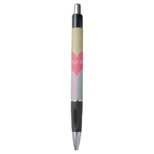 Heart Pattern aangepaste monogram pen