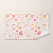 Heart Pattern Bath Bad Handdoek (Handdoek)