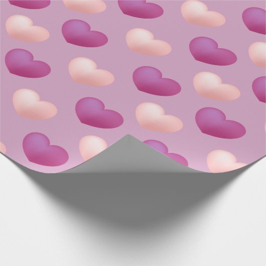 Heart Pattern Cadeaupapier (Hoek)