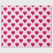Heart Pattern Cadeaupapier (Vlak)