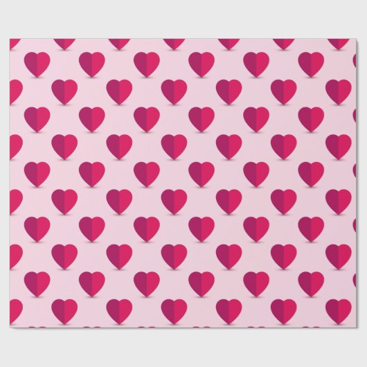 Heart Pattern Cadeaupapier (Vlak)