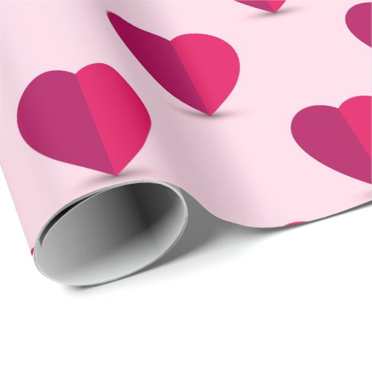 Heart Pattern Cadeaupapier (Rol Hoek)