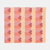 Heart Pattern dekens (Voorkant (Horizontaal))