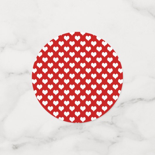 Heart Pattern Design – Cute & Romantic  Confetti (Kleine voorkant)