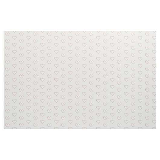 Heart Pattern Fabric Stof (Yard (91,4 cm))
