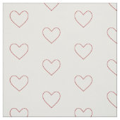 Heart Pattern Fabric Stof (Swatch)