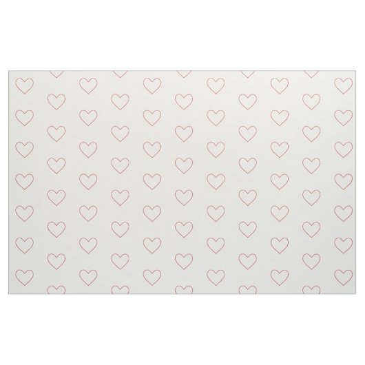Heart Pattern Fabric Stof (Fat Quarter)