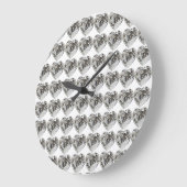 Heart Pattern Grote Klok (Hoek)