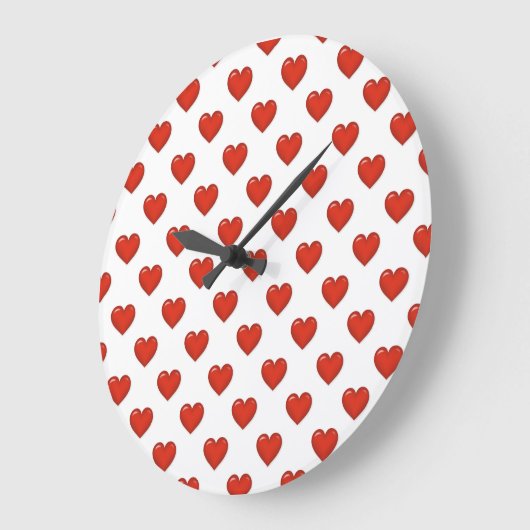 Heart Pattern Grote Klok (Hoek)