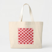 Heart Pattern Grote Tote Bag (Voorkant)