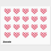 Heart Pattern Hart Sticker (Vel)