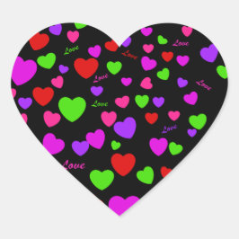 Heart Pattern Hart Sticker