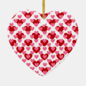 Heart Pattern Keramisch Ornament (Voorkant)