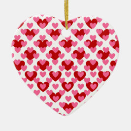 Heart Pattern Keramisch Ornament