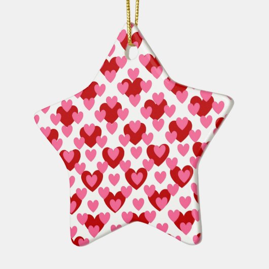Heart Pattern Keramisch Ornament (Links)