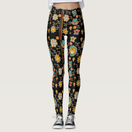 HEART PATTERN LEGGINGS