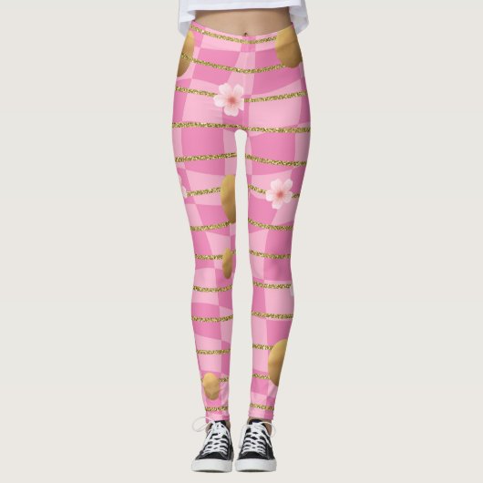HEART PATTERN LEGGINGS (Voorkant)