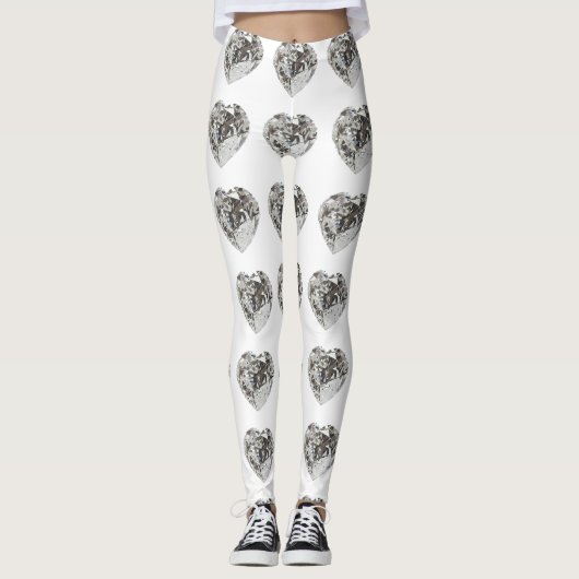 Heart Pattern Leggings (Voorkant)
