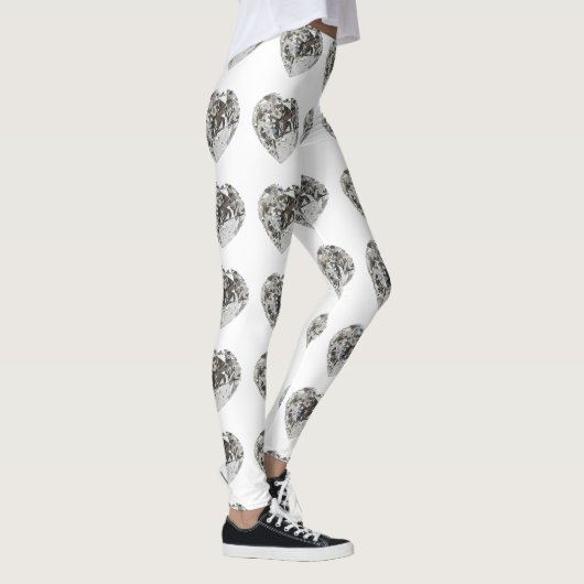 Heart Pattern Leggings (Rechts)
