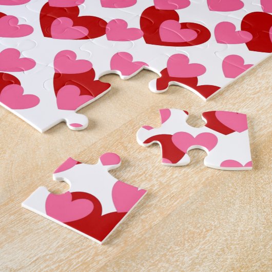 Heart Pattern Legpuzzel (Zijkant)