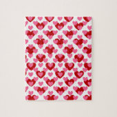 Heart Pattern Legpuzzel (Verticaal)