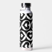 Heart Pattern Love Graphic Bold Waterfles (Rechts)