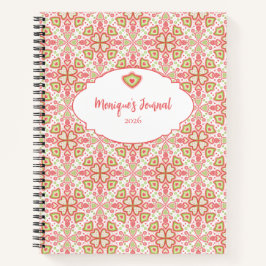 Heart Pattern Notebook – Customize Interior Pages Notitieboek