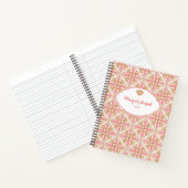Heart Pattern Notebook – Customize Interior Pages Notitieboek (Binnen)