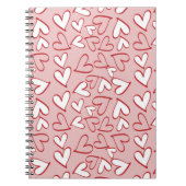 Heart Pattern Notitieboek (Voorkant)