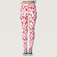 Heart Pattern Red Pink Modern