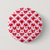 Heart Pattern Ronde Button 5,7 Cm (Voorkant)