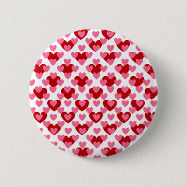 Heart Pattern Ronde Button 5,7 Cm