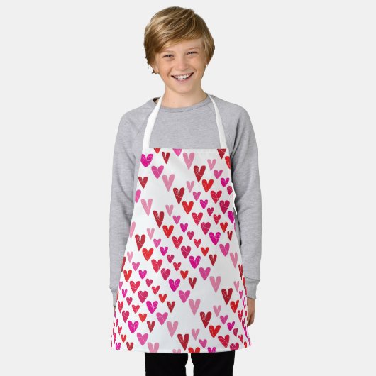 Heart Pattern Schort (Gedragen)