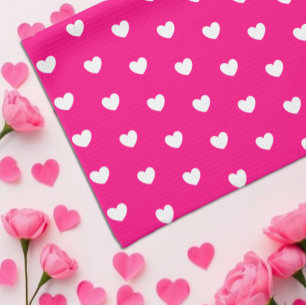 Heart Pattern Theedoek