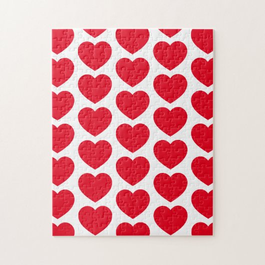 Heart Pattern Valentijn Frustrating Legpuzzel (Verticaal)