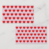 Heart Pattern Visitekaartje (Voorkant / Achterkant)