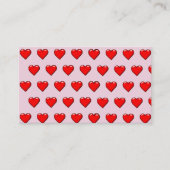 Heart Pattern Visitekaartje (Voorkant)