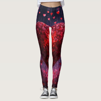 Heart Pattern Vrouwen Leggings" Leggings