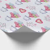Heart Pattern Wrapping Paper Cadeaupapier (Hoek)