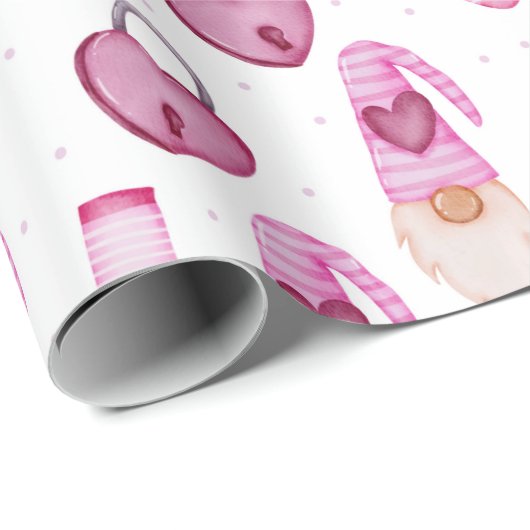 Heart Pattern Wrapping Paper Cadeaupapier (Rol Hoek)