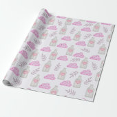Heart Pattern Wrapping Paper Cadeaupapier (Uitgerold)