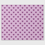 Heart Pattern Wrapping Paper Cadeaupapier (Vlak)